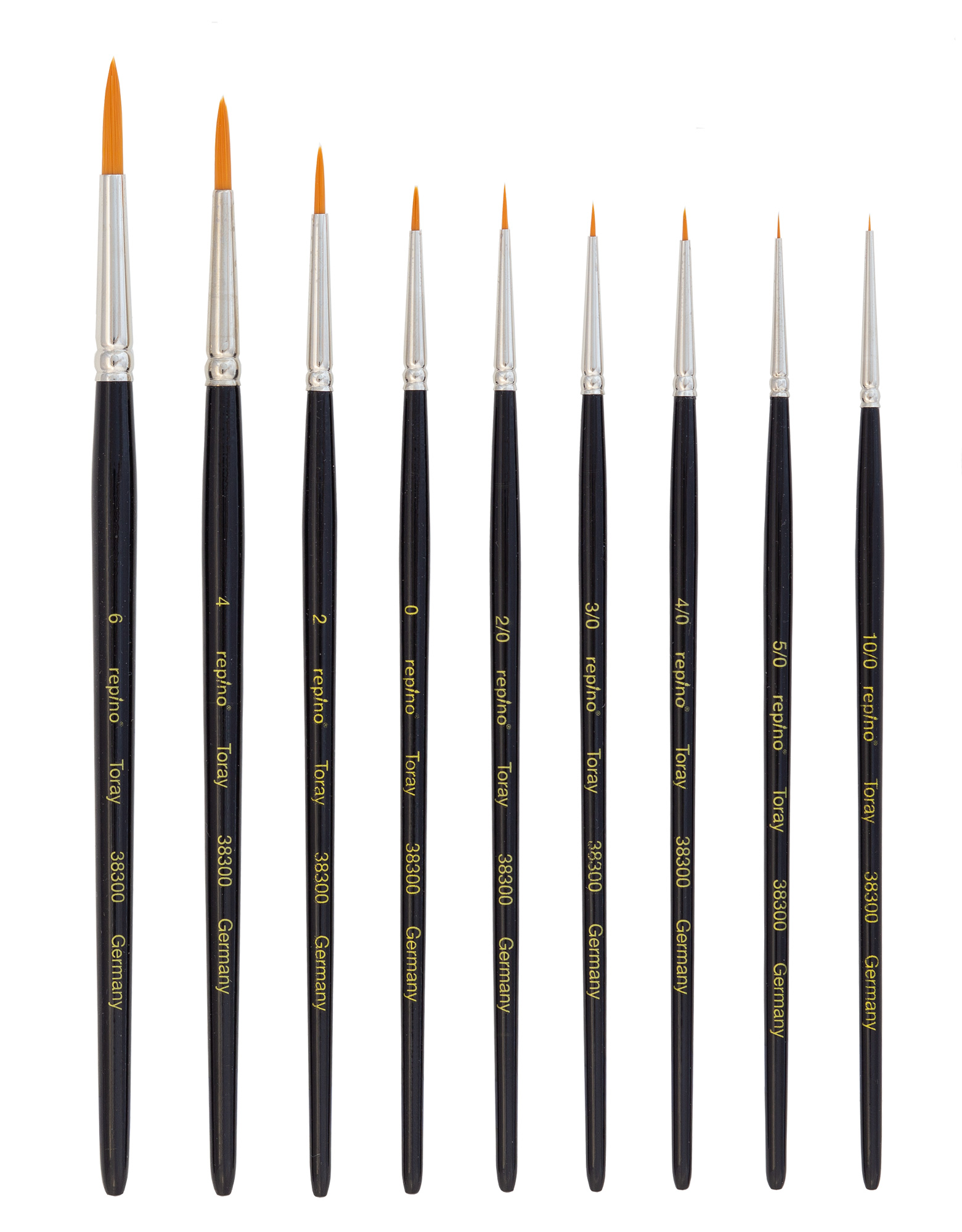 3 verschiedene Größen für Modellbau Pinsel-Set Tabletop-Figuren Stripping
